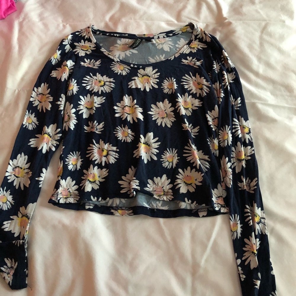 Cotton On long sleeve crop top